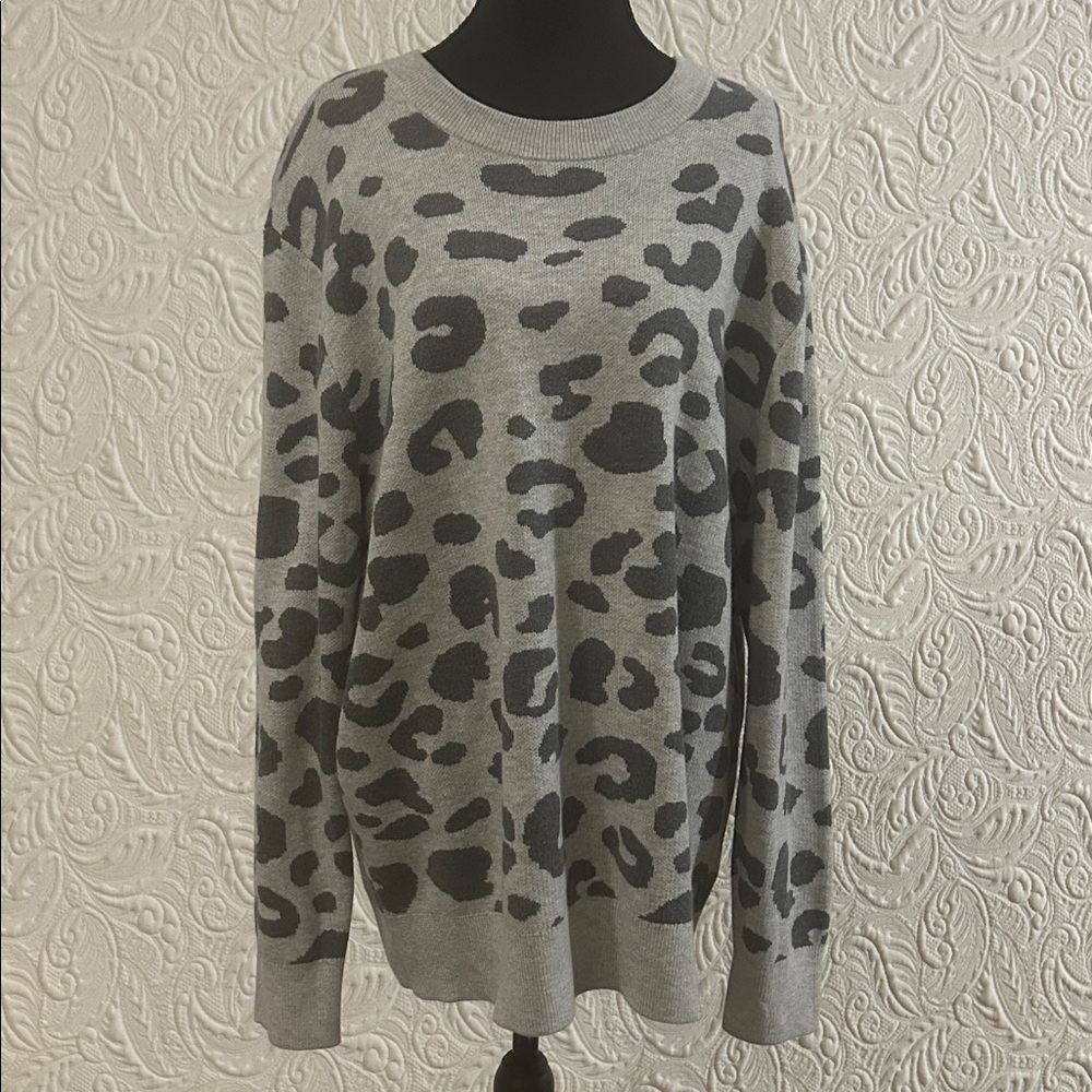 Daily Ritual Gray Knit Sweater